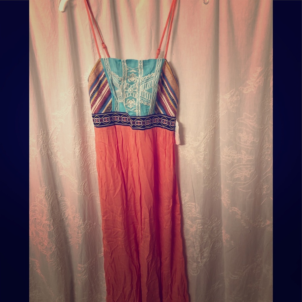 Spaghetti strap maxi dress